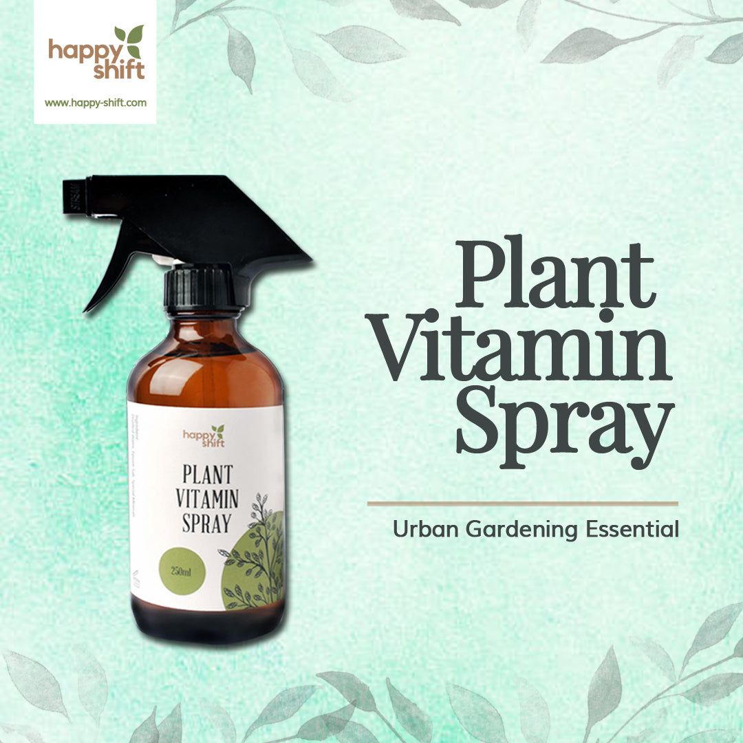 Happy Shift Plant Vitamin Spray: Helping Your Urban Garden to Grow
