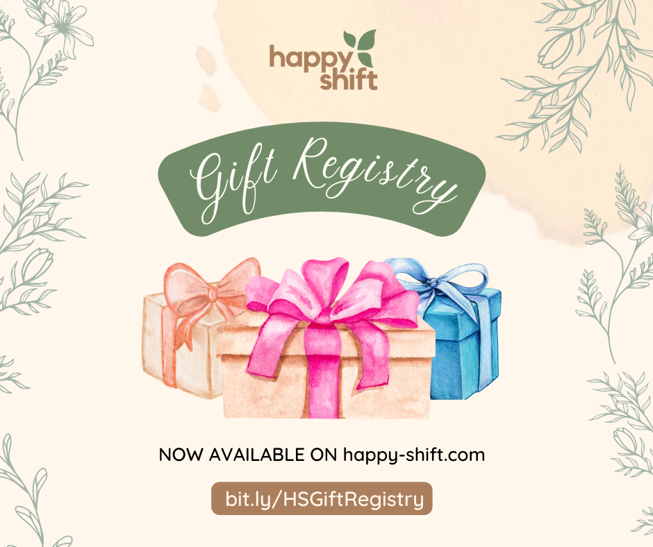 Happy Shift Gift Registry: Making your celebrations extra special and sustainable