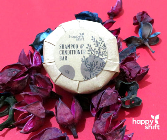 Your Hair and the Environment's New Bestie: HAPPY SHIFT 2-IN-1 SHAMPOO + CONDITIONER BAR
