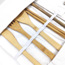 Load image into Gallery viewer, 6-piece Wooden Cutlery Set