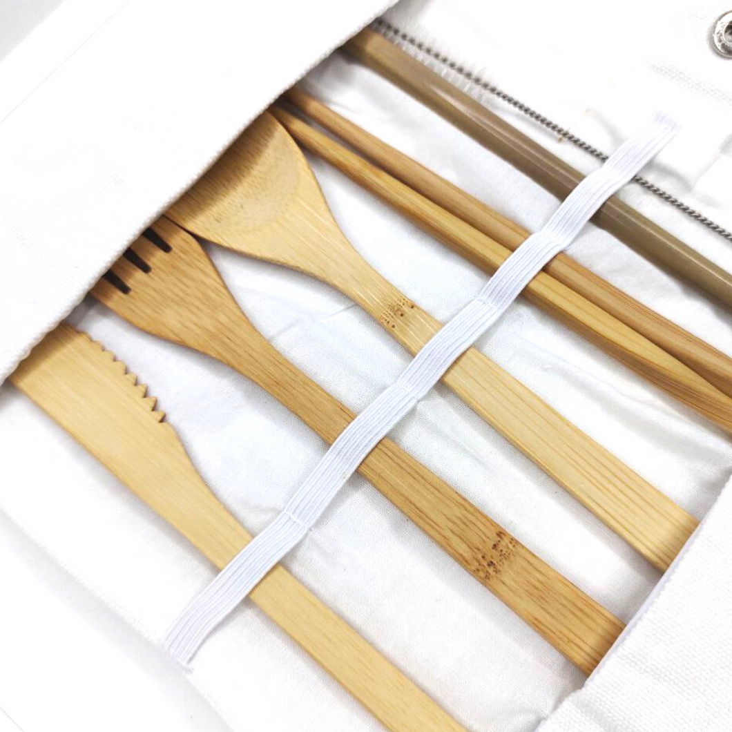 6-piece Wooden Cutlery Set
